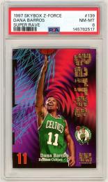 1997-98 Z-Force Dana Barros Super Rave #139【044/50】【PSA8】 Boston Celtics