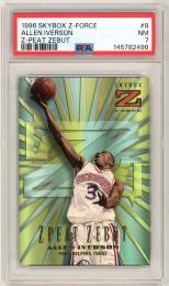 1996-97 Z-Force  Allen Iverson Zebut Z-peat #8【PSA7】 Philadelphia 76ers