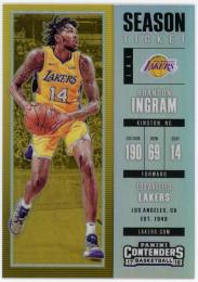 2017-18 Panini Contenders Prizms #83 Brandon Ingram