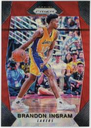 2017-18 Panini Prizm Prizms Ruby Wave #284 Brandon Ingram