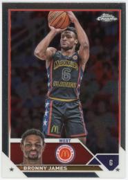2023 Topps Chrome McDonald's All American #20 Bronny James