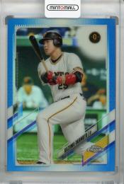 2021 Topps Chrome NPB 読売ジャイアンツ 岡本和真 Base Blue Refractor(パラレル版) 039/150