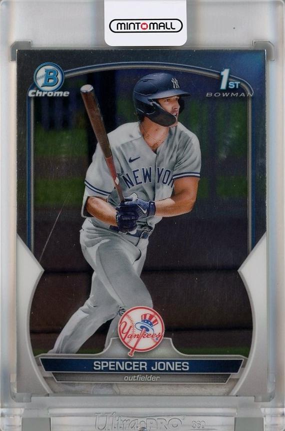 ジョーンズ 直筆サインカード topps bowman chrome 1st