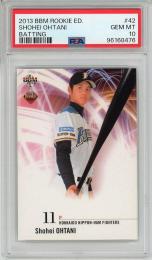 2013 BBM ルーキーエディション 大谷翔平 (日ハム) #42 打者版 (RC)【PSA10 GEM MT】