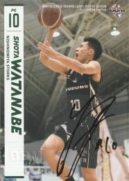 2020-21 BBM B.LEAGUE FAST BREAK 2nd Half 直筆サインカード / 渡邊翔太 【098/114】