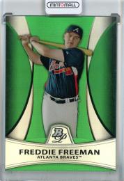 2010 Bowman Platinum Freddie Freeman Platinum Prospects Green Refractors【169/499】 Atlanta Braves