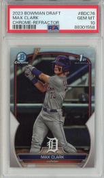 2023 Bowman Draft Max Clark Chrome Refractor【PSA 10】《Gem-MINT》 Detroit Tigers