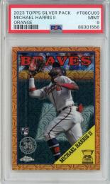 2023 Topps Silver Pack Michael Harris II Orange 【07/25】【PSA 9】《MINT》 Atlanta Braves