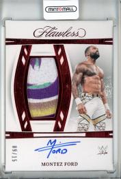 2024 Panini Flawless WWE Montez Ford Vertical Autographed Memorabilia Ruby #47【9/15】