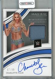 2022 Panini Immaculate Collection WWE Charlotte Flair Memorabilia Autographs #MACFL 【67/99】