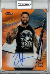 2020 Topps FInest WWE Jey Uso Autographs Orange Refractors #AJE【19/50】《※傷アリ》