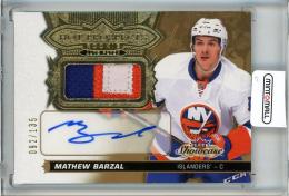2016-17 Upper Deck Fleer Showcase Mathew Barzal Hot Prospects Autograph Patche #166【92/135】