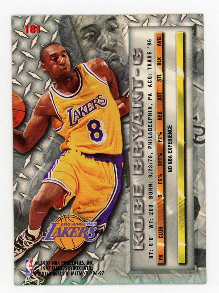 ミントモール / MINT LAB TOKYO店 / 1996-97 Metal Kobe Bryant #181
