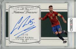 2018 PANINI National Treasures Sergio Ramos Autograph【34/49】