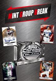 MINT GROUP BREAK グループブレイク MLB 2025 TOPPS CHROME BLACK BASEBALL 1ケース 【ランダムボックス式】