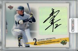 【サインシールに微スレあり】2009 BBM 阪神タイガース 柴田講平 直筆サインカード (RC)【133/150】