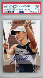 2023 Upper Deck Goodwin Champions Iga Swiatek SP Authentic '03-04 Rookie Authentics Autographs #03IS【PSA9】