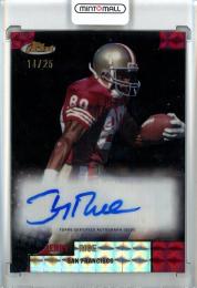 2024 Topps Finest Jerry Rice Flashback Autographs Black Geometric Refractors #FBAJR 【14/25】《初期傷アリ》