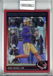 2024 Panini Score Rome Odunze Red Zone #309【15/20】 Chicago Bears