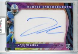 2023 Panini Illusions Jahmyr Gibbs Rookie Endorsements #12【290/334】 Detroit Lions