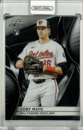 2025 Topps Chrome Black Coby Mayo Base Baltimore Orioles