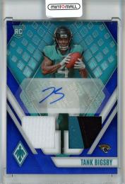 2023 Panini Phoenix Tank Bigsby Rookie Premiere Jersey Autographs Prime Blue #28【4/50】《傷アリ》 Jacksonville Jaguars