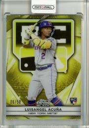 2025 Topps Chrome Black Luisangel Acuna Rookie Design Variations Gold Refractors【06/50】 New York Mets
