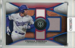2025 Topps Tribute Freddie Freeman Triple Relics Blue #TTRFF【150/150】