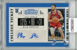 2019 PANINI Contenders Draft Picks Max Strus Autograph (RC)