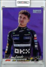 2024 Topps Paddock Pass Formula 1 Lando Norris Chrome Purple Refractors #7【60/75】