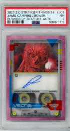 2023 zerocool Stranger Things 4 Jamie Campbell Bower as Vecna Running Up That Hill Autographs【10/86】【PSA7】