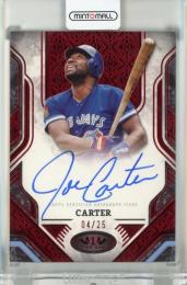 2025 Topps Tier One Joe Carter Prime Performers Autographs Red Foil #PPAJCA【04/25】