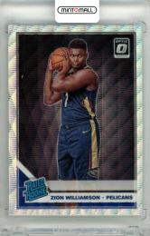 2019-20 Panini Donruss Optic Zion Williamson #158 Base Holo Parallel Pelicans