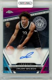 2023-24 Topps Chrome  Jalen Wilson #CRA-JW Certified Rookie Autograph Card Nets