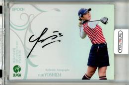 2024 EPOCH JLPGA 日本女子プロゴルフ協会 オフィシャルトレーディングカード 吉田優利 直筆サインカード ホロ版【08/10】