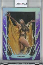 2026 Topps Chrome WWE Arianna Grace Purple Refractors #118 【63/75】《※初期傷アリ》