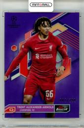 2022-23 Topps Finest UEFA Club Competition Trent Alexander-Arnold #24 Base Purple Refractor Parallel【002/299】 Liverpool FC