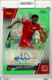 2021-22 Topps Chrome Bundesliga  Taiwo Awoniyi #BCA-TAW Base Autograph Green Refractor Parallel【50/99】 FC Union Berlin