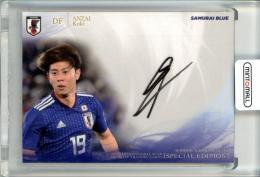 2018-19 EPOCH サッカー日本代表 スペシャルエディション 安西幸輝 Autograph 直筆サインカード【34/35】