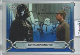 2019 Topps Star Wars Chrome Legacy Darth Vader's Inspection Base/Blue Parallel/#126