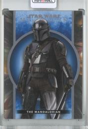 2022 Topps Star Wars Masterwork The Mandalorian Base/Blue/#35