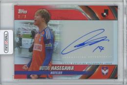 2024 Topps Jリーグ フラッグシップ 長谷川元希 (アルビレックス新潟) 直筆サインカード  【3/5】