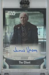 2023 Topps Star Wars Signature Series Werner Herzog as The Client  Autograph/DesignA/Black/#A-WH【2/5】