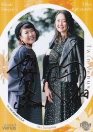 2020 BBM シャイニングヴィーナス スキージャンプ 茂野美咲/小林諭果 レギュラーカード「Twin VENUS」金箔サイン版 (パラレル版) 056/100