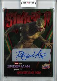2023 Upper Deck Spider-Man No Way Home Rhys Ifans as Lizard Sinister Red Foil Autographs