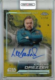 2024 Topps Star Wars Chrome Lee Boardman as Kravas Drezzer Gold Refractor Autographs【02/50】