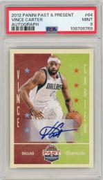2012-13 PANINI Past & Present Vince Carter Signatures #64【PSA9】《MINT》Dallas Mavericks