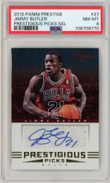 2012-13 PANINI Prestige Jimmy Butler Prestigious Picks Signatures #27【PSA8】《Near MINT-MINT》Chicago Bulls