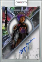 2022 Topps Star Wars Master Work Tiya Sircar as Sabine Wren Base Autographs