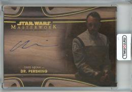 2022 Topps Star Wars Masterwork Omid Abtahi as Dr. Pershing Wood Parallels Autographs【01/10】